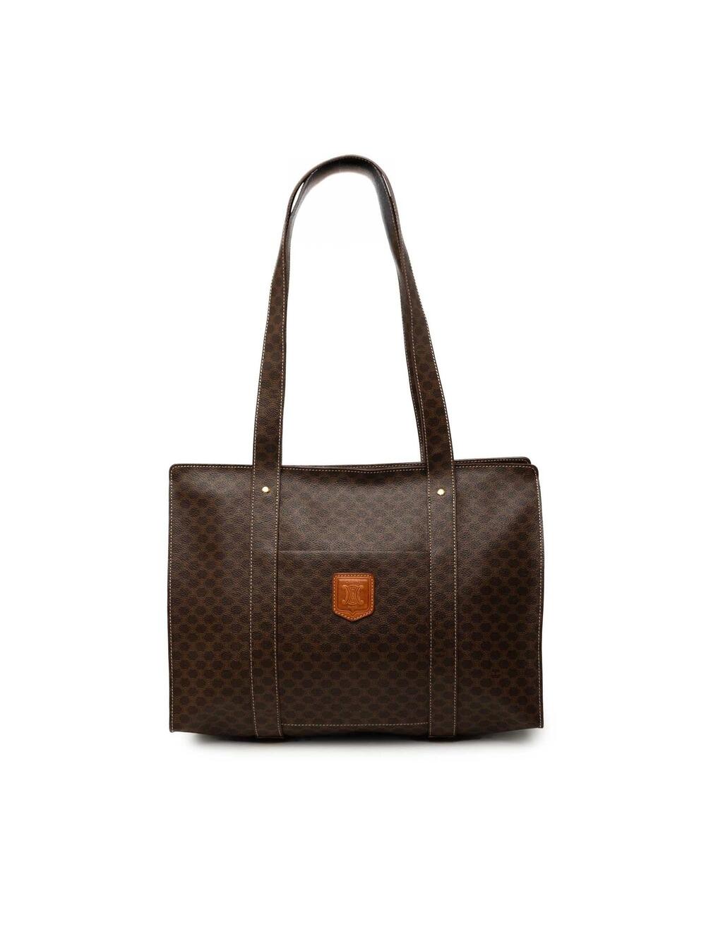 Celine Macadam Coated Canvas Tote Pre- #362550C46B